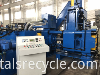 Y83W-250 Horizontal Ferrous Non-Ferrous Waste Metal Briquette Recycling Machine